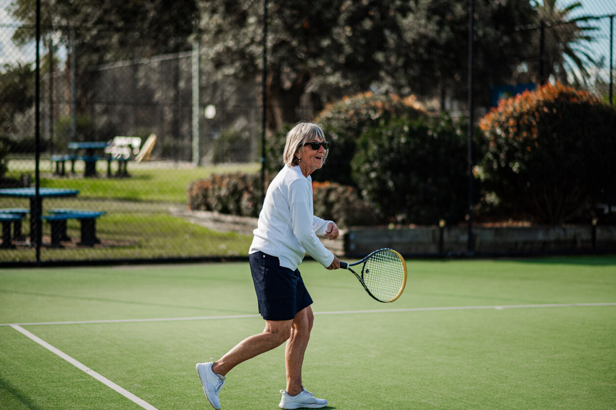 Enjoy your tennis game and protect your body image